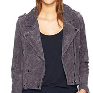 [BLANKNYC] Women's Suede Moto Jacket Outerwear